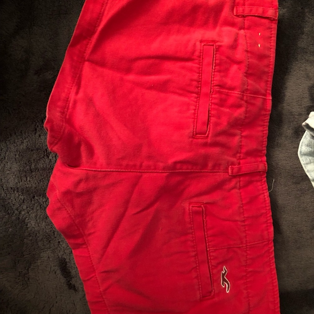 Red shorts